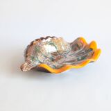 Shell shaped ceramic bowl, Vallauris