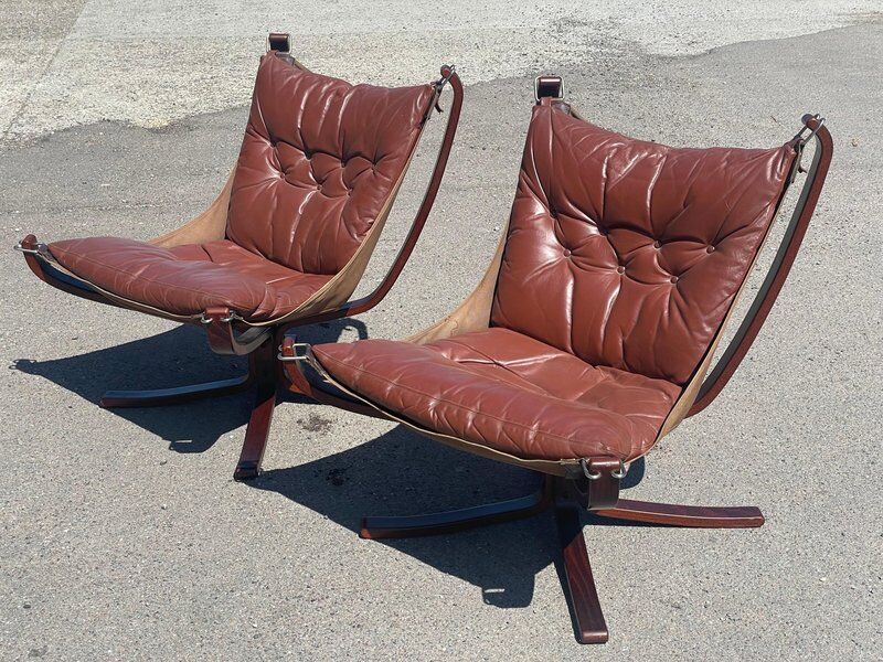 Set of Falcon chairs attributed to Sigurd Ressel, 1970s