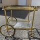 Rolling serving table in neo-classical Louis XVI style.