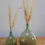 Pair of former demijohns