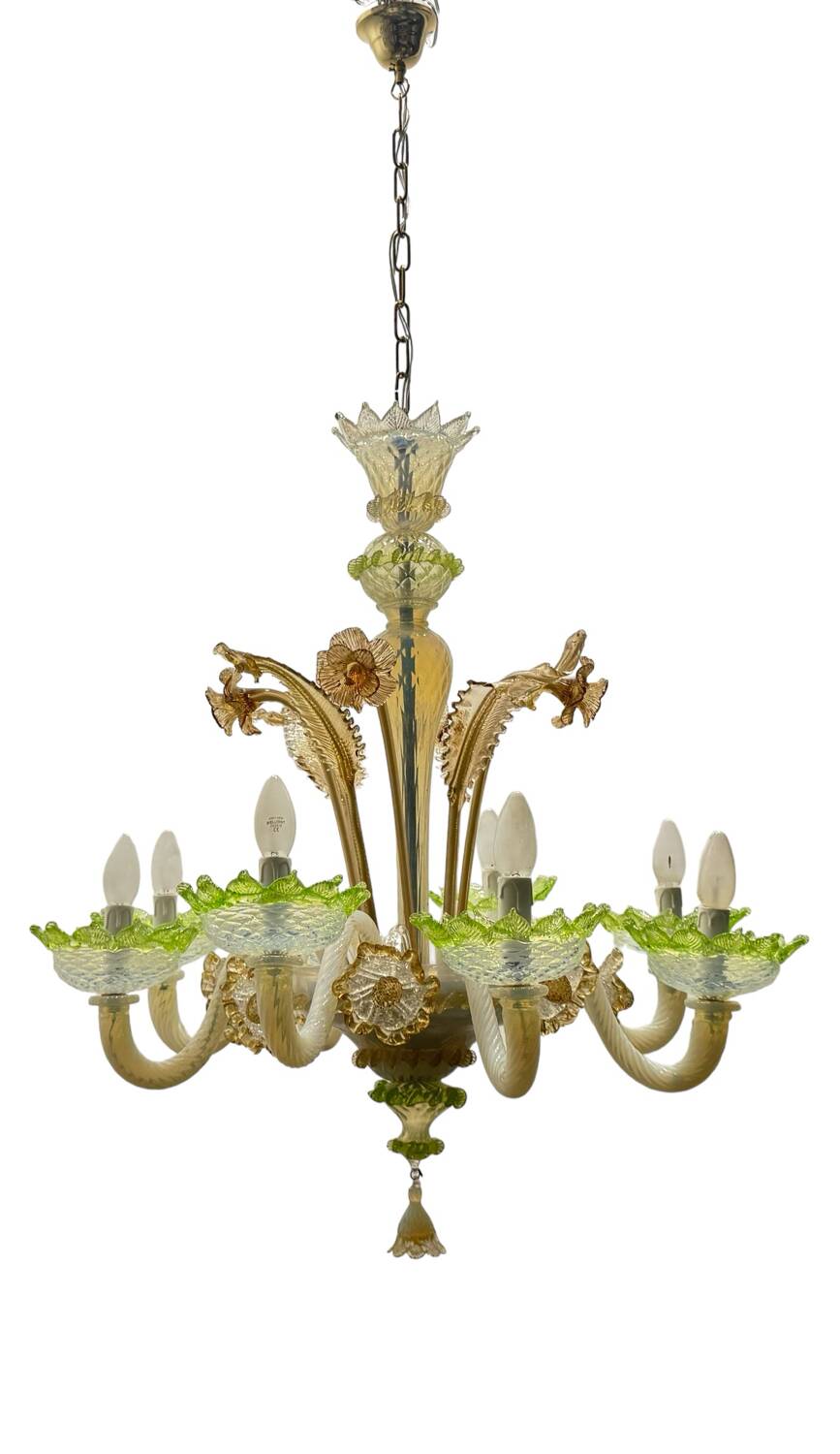 Venetian Murano Glass Chandelier 1960’s