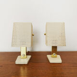 Paire de lampes de table en laiton 1950