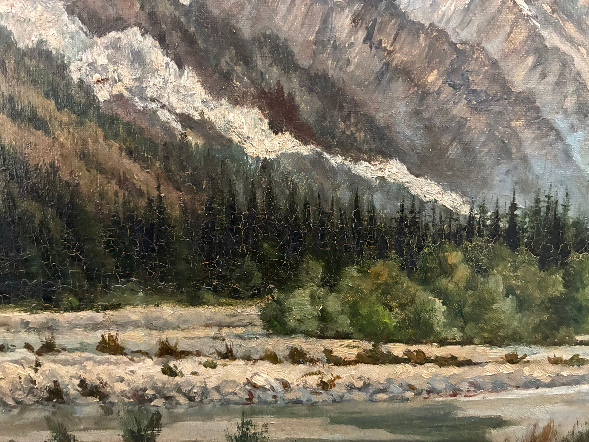 Vue de Chamonix, Jules Lorning, 1888