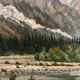 Vue de Chamonix, Jules Lorning, 1888