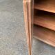 Louis XVI buffet, shallow, stripped, made of solid mahogany, 1950.