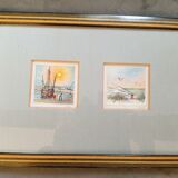 Miniature watercolors