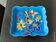 Decorative plate enamelled by Longwy