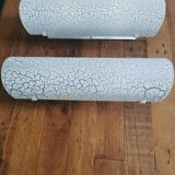 Wall lights. Cracked glass