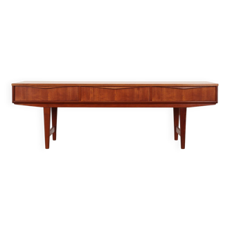Teak lowboard, Danish design, 1970s, production: Denmark