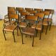Lot 14 chaises d’école
