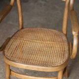 curved wooden armchair (Cambier or Carton) circa 1900.