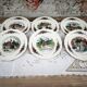 Set of 6 dessert plates Sarreguemines model Obernai