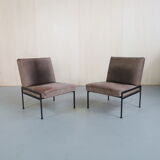 Minimalist Lounge Chair set/2, 1960s