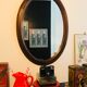 Miroir cadre bois 30x65cm