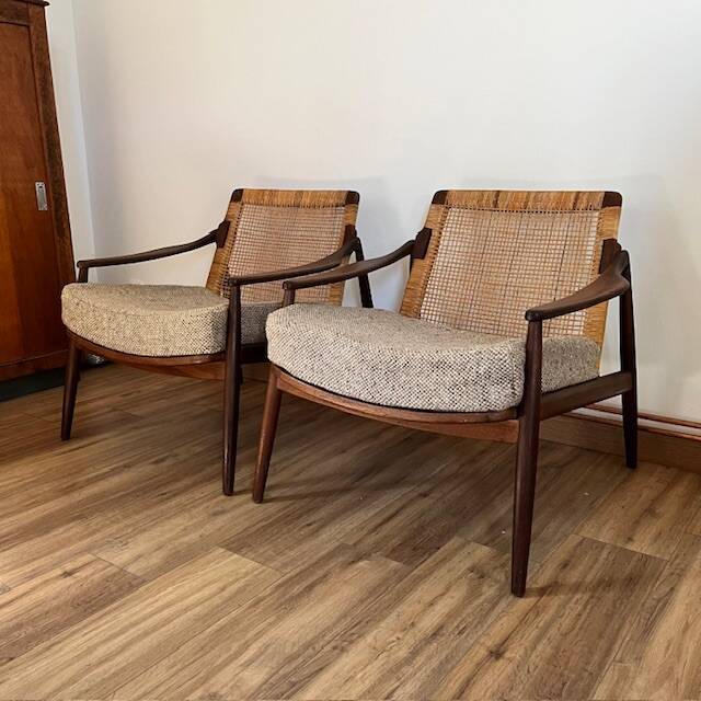 Pair of armchairs by Hartmut Lohmeyer, Wilkhahn, Germany 1960