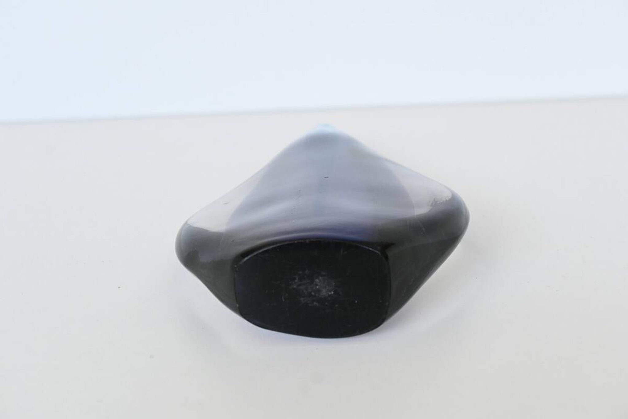 Flavio Poli Sommerso "Teardrop" vase Murano glass Seguso Italy 1960