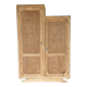 Asymmetrical Wardrobe in Raw Wood