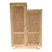 Armoire Asymétrique en Bois brut