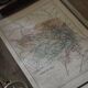 Map of Seine-et-Oise, France. Antique printed in 1889.