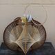 Wooden and rattan suspension