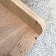 Parisian buffet feet compass raw wood