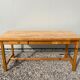 Table de ferme bois massif 160 cm