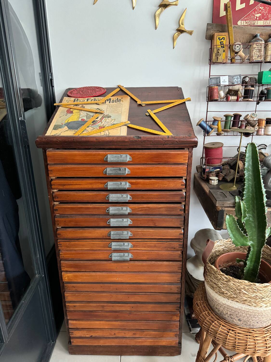 Old printing furniture
