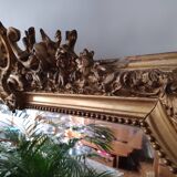 Former Golden trumeau mirror beveled 150 x 99