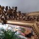 Miroir trumeau doré ancien biseauté 150x99cm