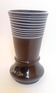 Garnet glass vase 60s