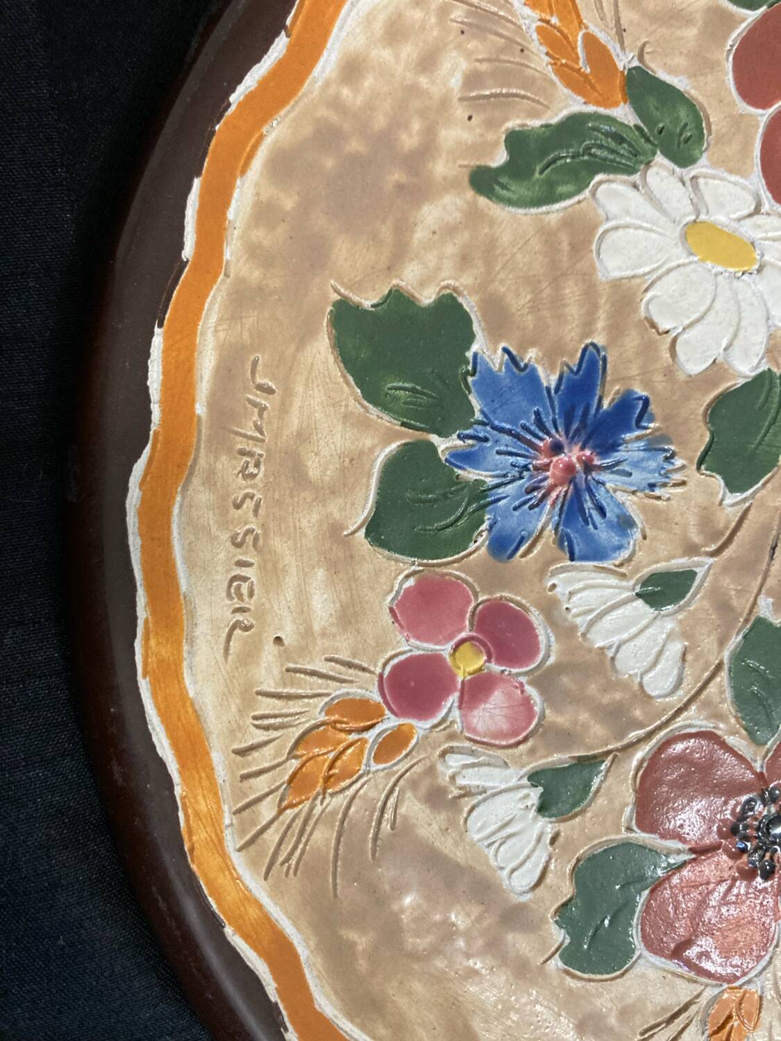 Old Vallauris plate Jerome Massier