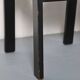 Lot de 6 chaises de salle à manger en bois et cuir noir