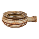 Danish studio pottery bowl from the mid-century by Tue Poulsen for Tue Keramik, 1960s.