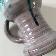 Glazed ceramic pitcher by Pichet Accolay, circa 1955–1965.