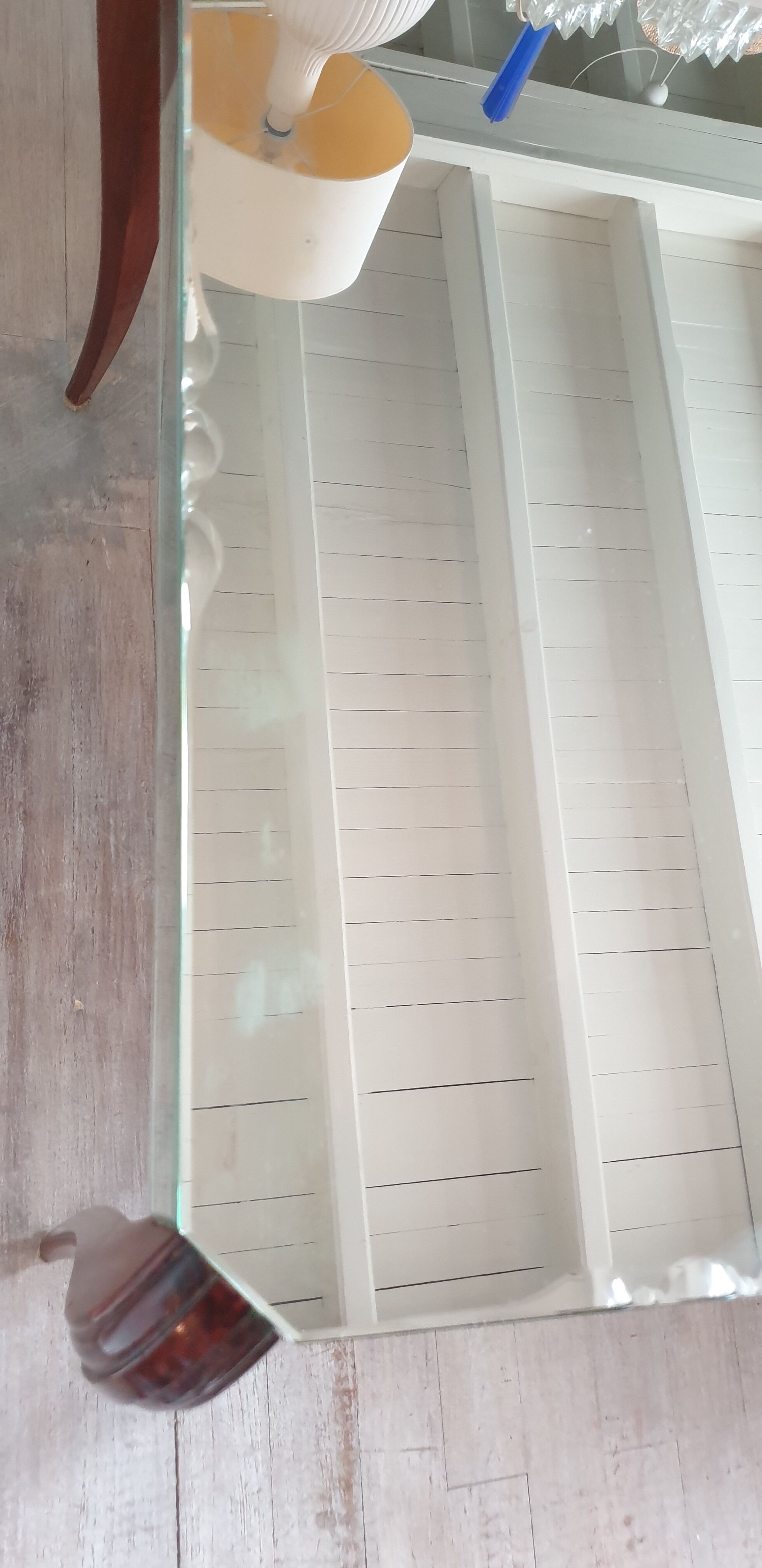 Art deco mirror coffee table