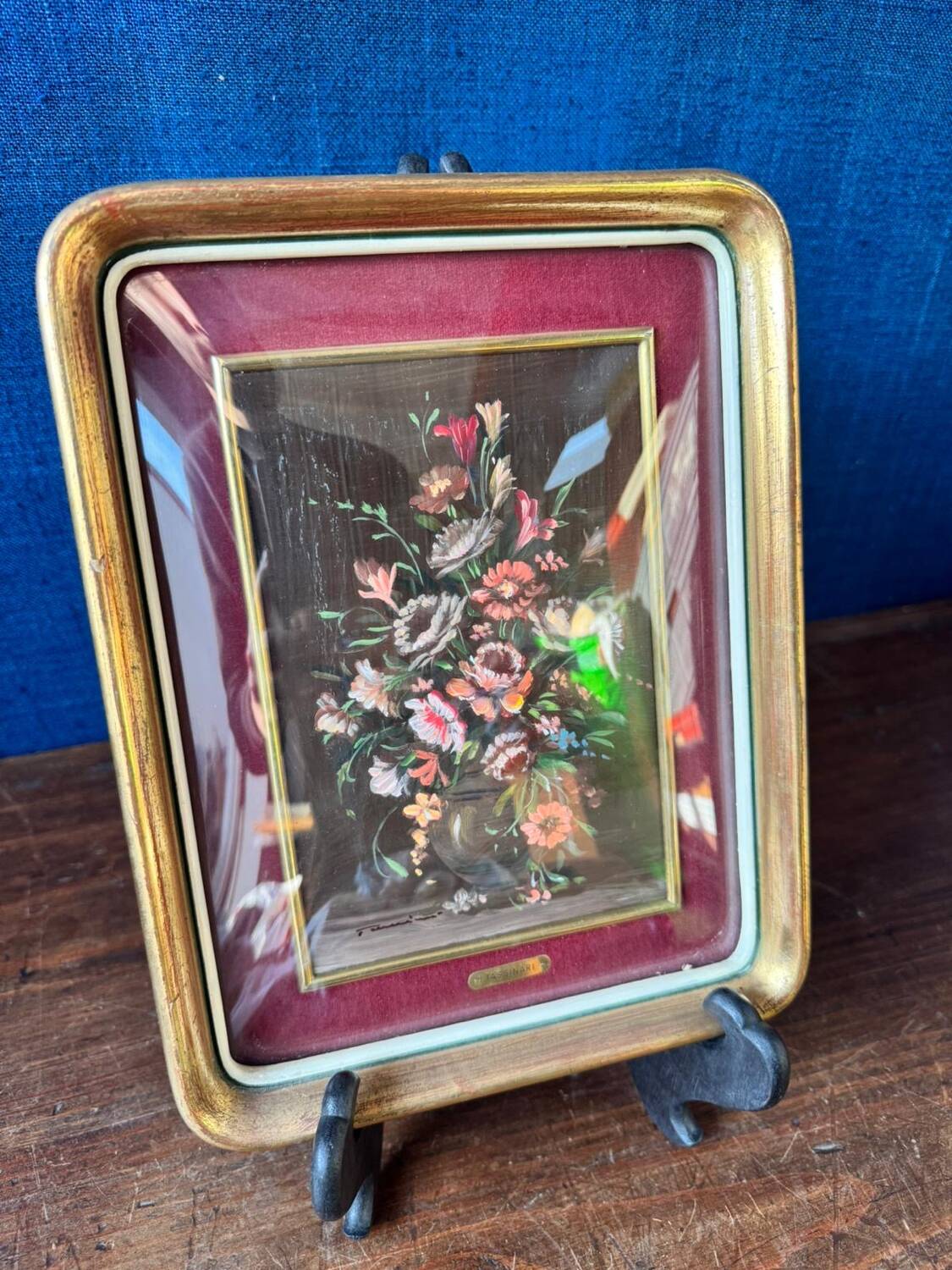 Oil on panel signed Gino Tassinari (1920-2001) Still life