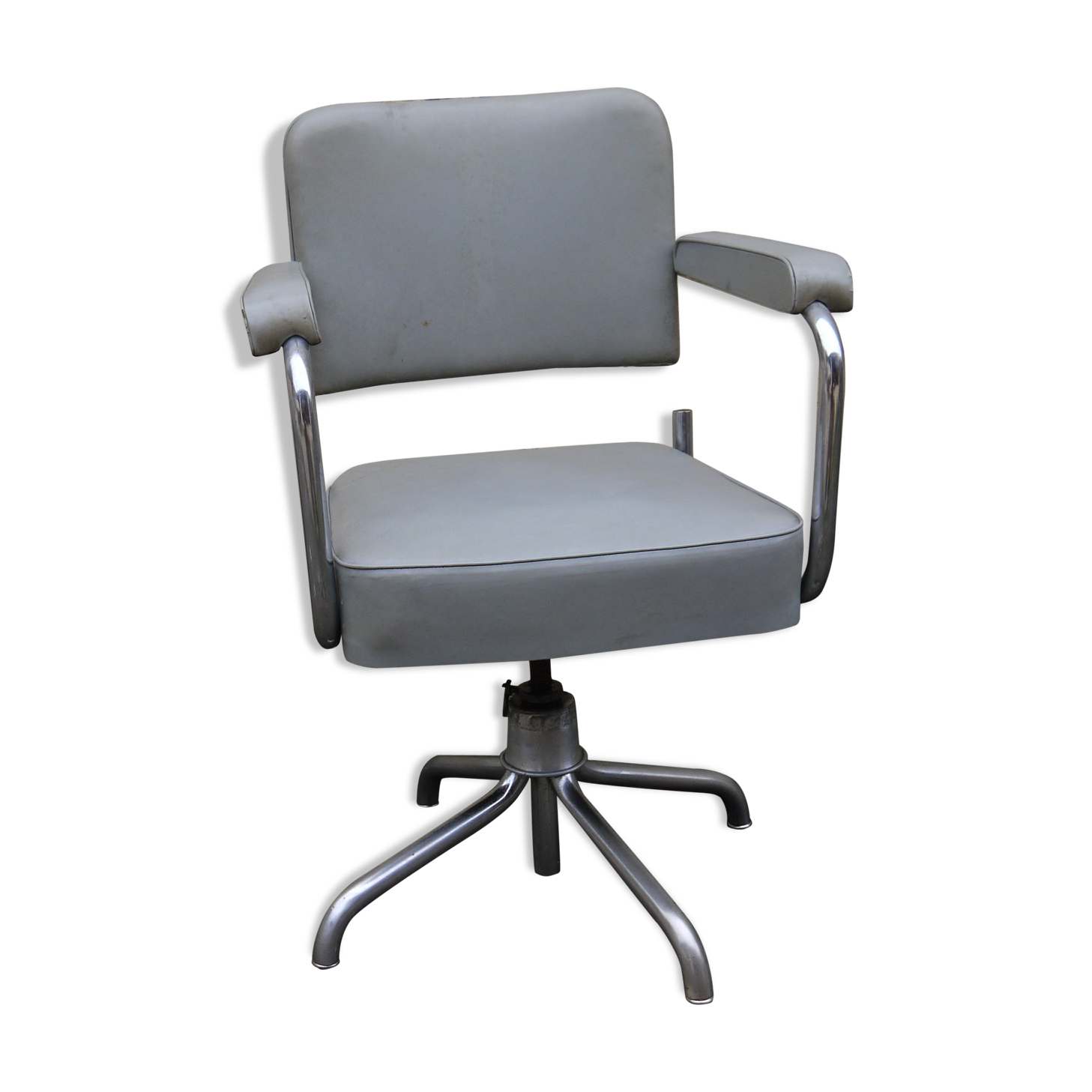 Industrial swivel office chair