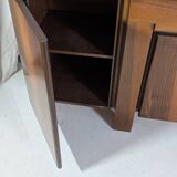 Walnut Sapporo Sideboard by Mario Marenco for Mobilgirgi, 1970s