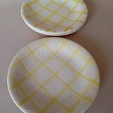 3 Salins dessert plates