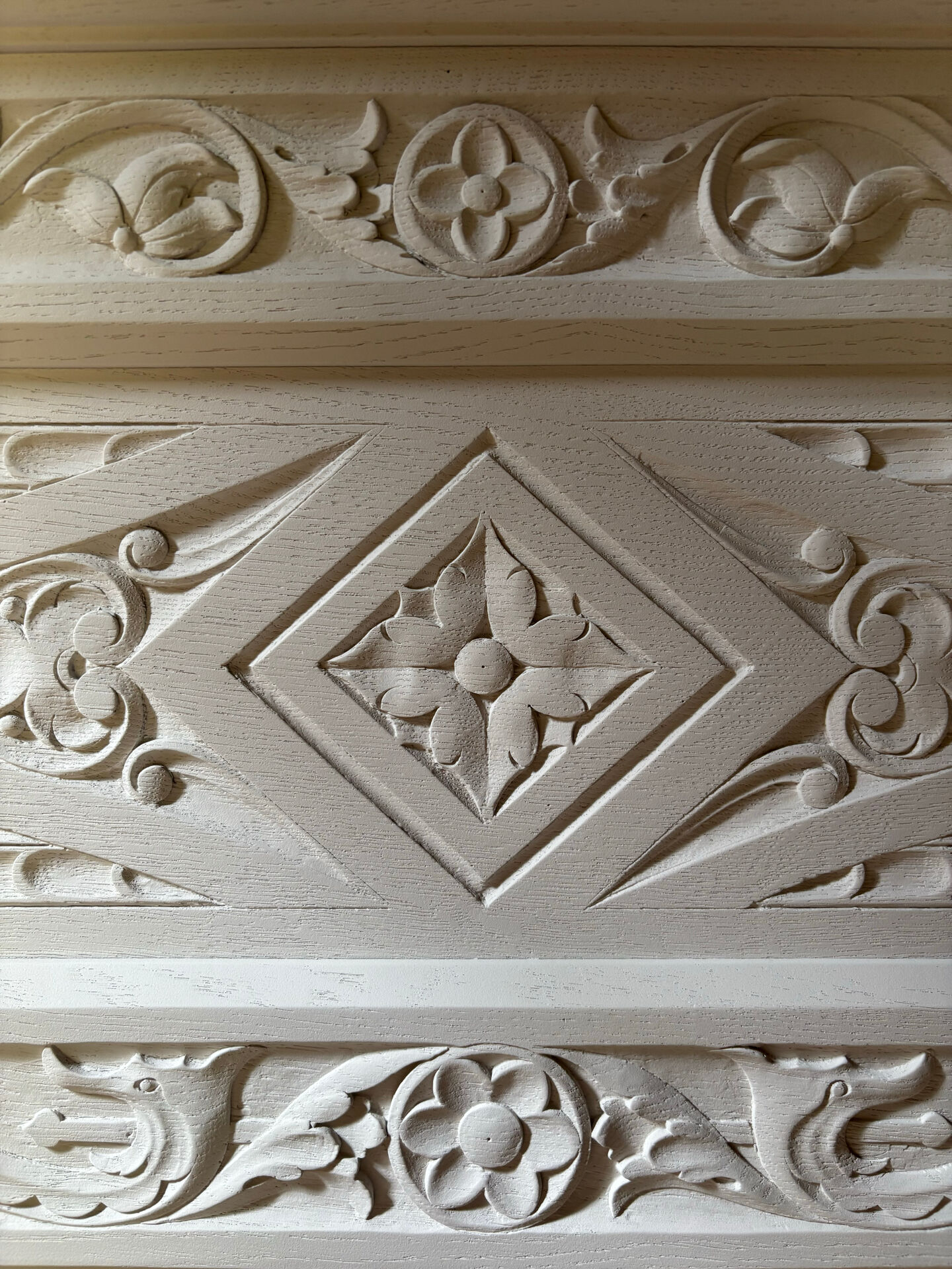 Large antique mirror in Henri II style