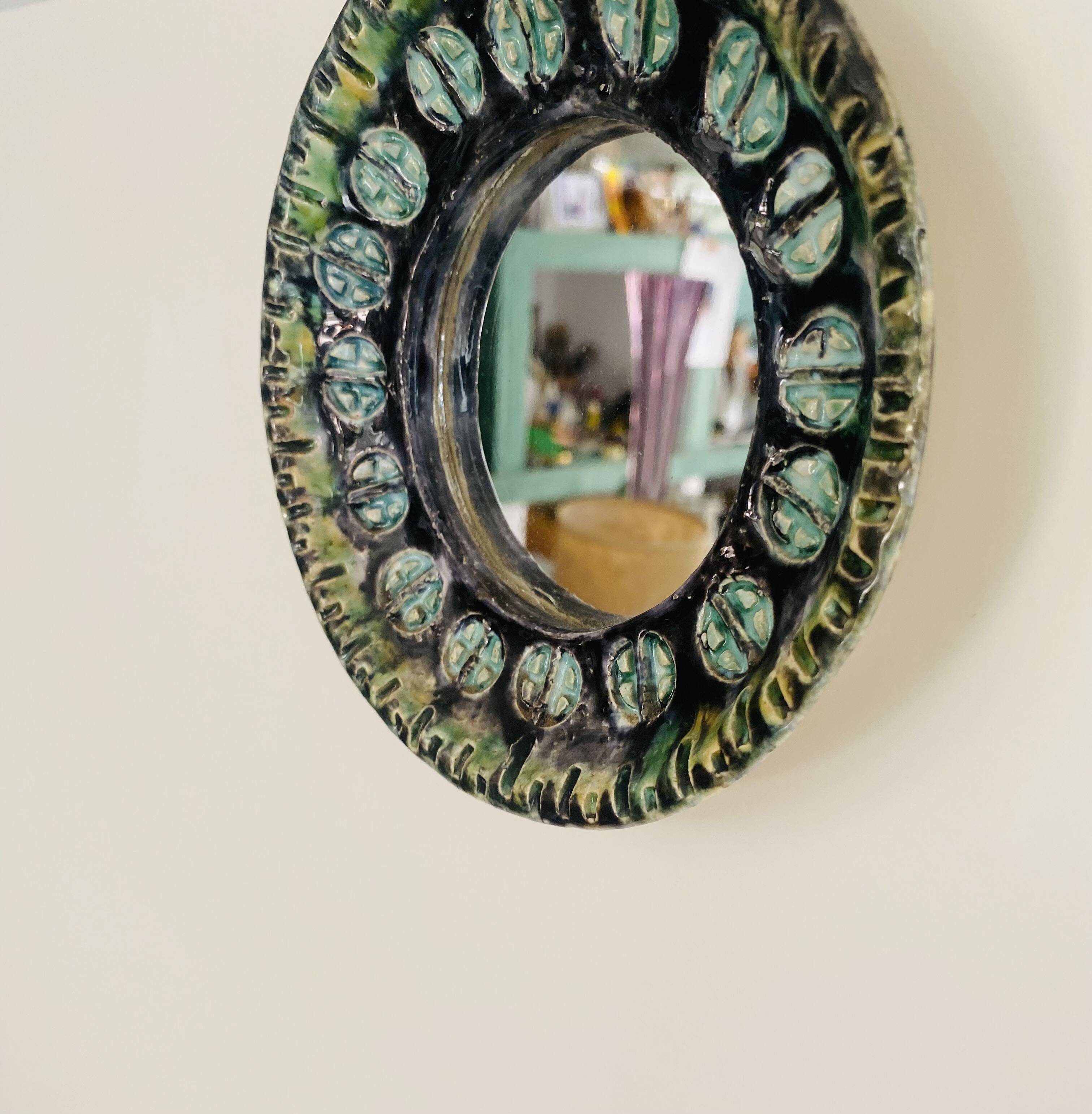 Miroir 14 cm céramique