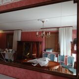 Mirror matching the 4-door mahogany sideboard