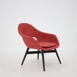 1960s Miroslav Navratil Fiberglass Shell Lounge Chair, Czechoslovakia