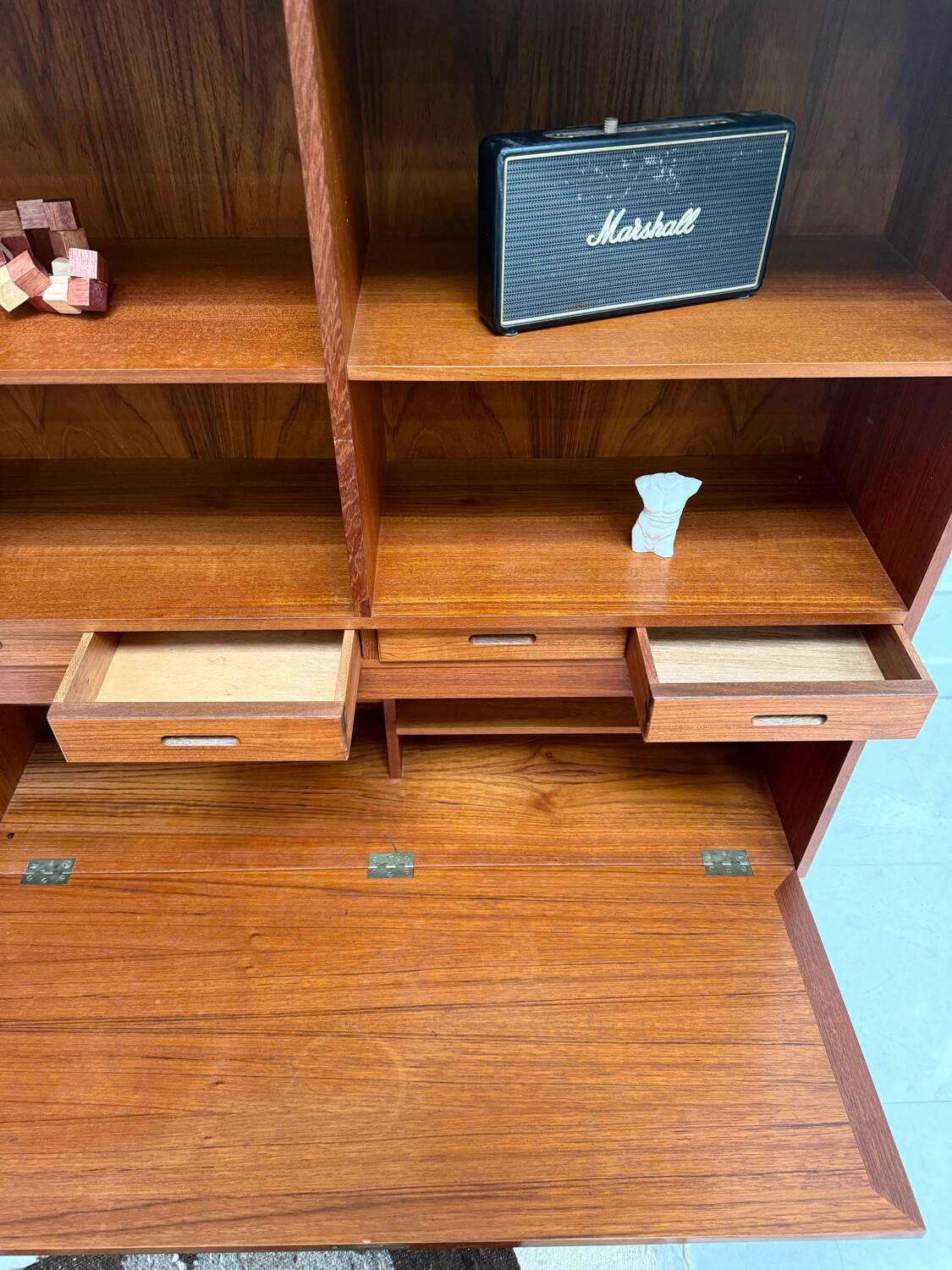 Scandinavian teak bookcase