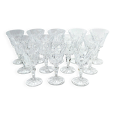 12 water glasses st louis camargue model