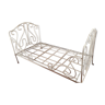 Folding wrought iron bed