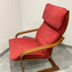 Pair of Poang armchairs from Ikea