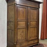 Empire wardrobe from the early 19th century in oak.