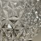 Lustre suspension Maison Arlus Lunel laiton et verre ciselé