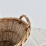 Large vintage basket with handles